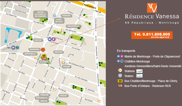Residence Vanessa - 69 République - Montrouge